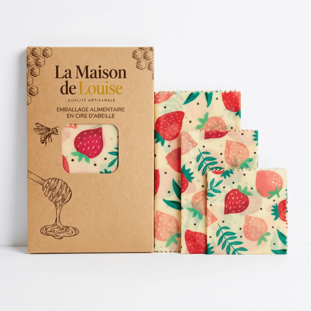 Set of 3 Beeswax Food Wraps – 12 to 18 months