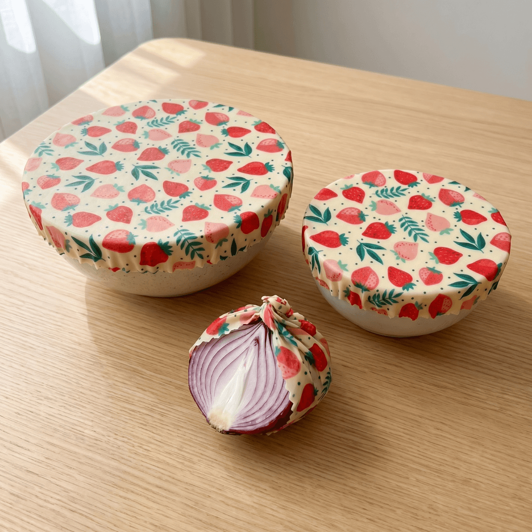 Set of 3 Beeswax Food Wraps – 12 to 18 months