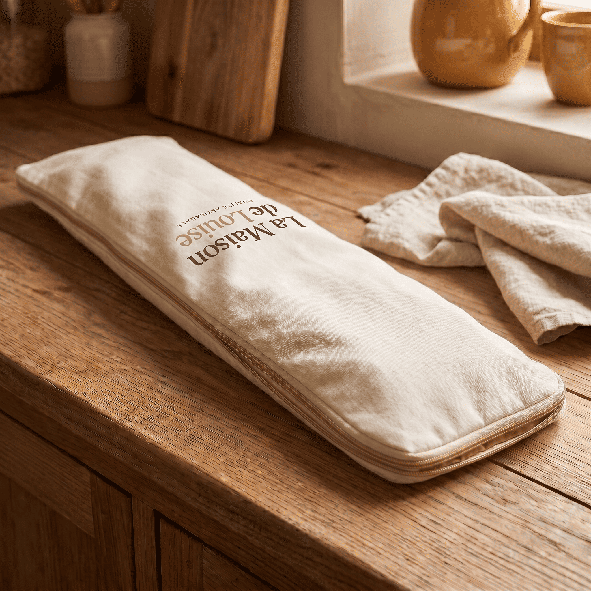 Le Sac à Baguette · Coton & Cire d'Abeille · 70×10 cm